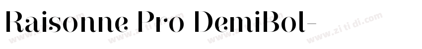Raisonne Pro DemiBol字体转换